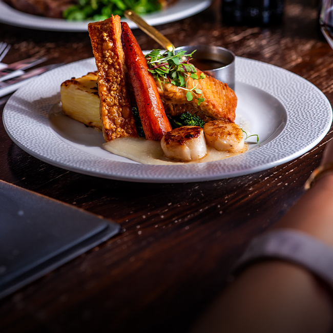 Explore our great offers on Pub food at The Fox